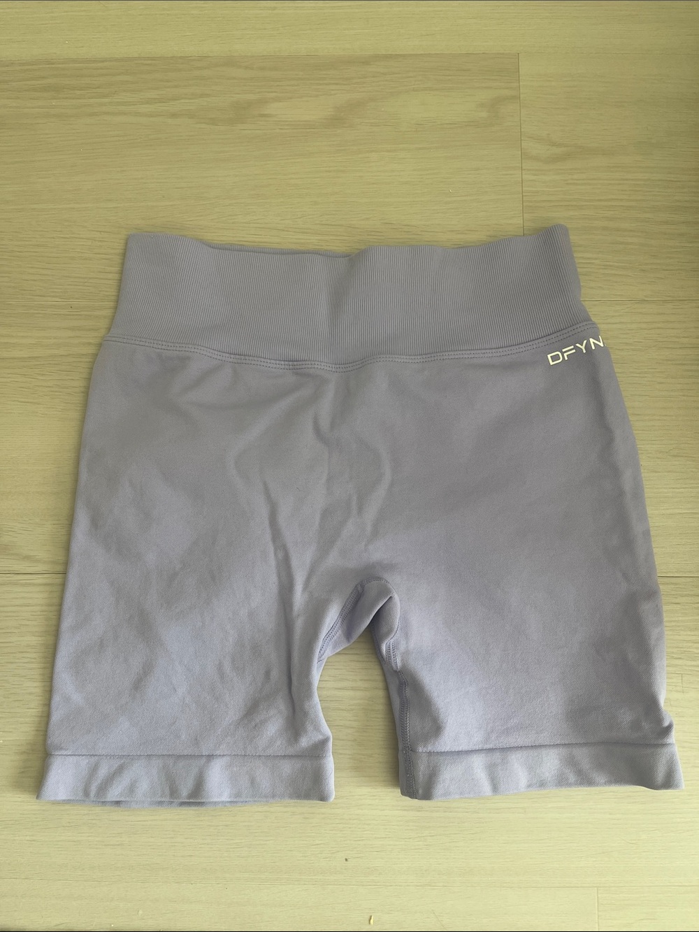 DFYNT High-Rise Lavender Athletic Bike Shorts